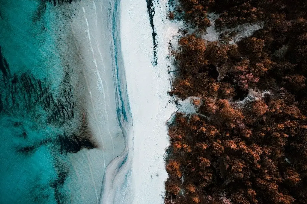 winter sea in bornholm