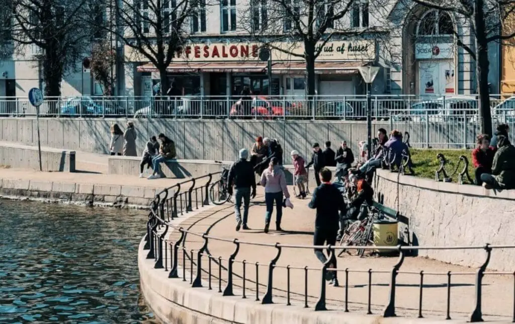 The lakes Copenhagen district
