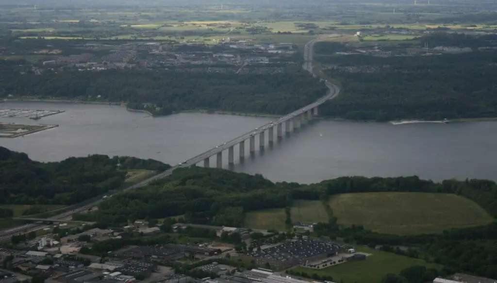 Vejle Denmark fjord bridge