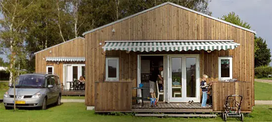 Camp Hverringe's luxurious cabins